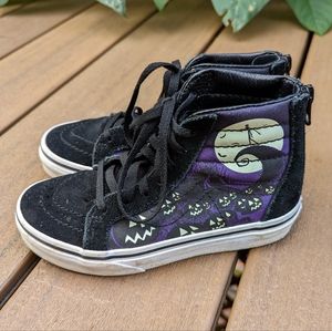 Vans X Tim Burton's The Nightmare Before Christmas Sk8-Hi Kids 13.5